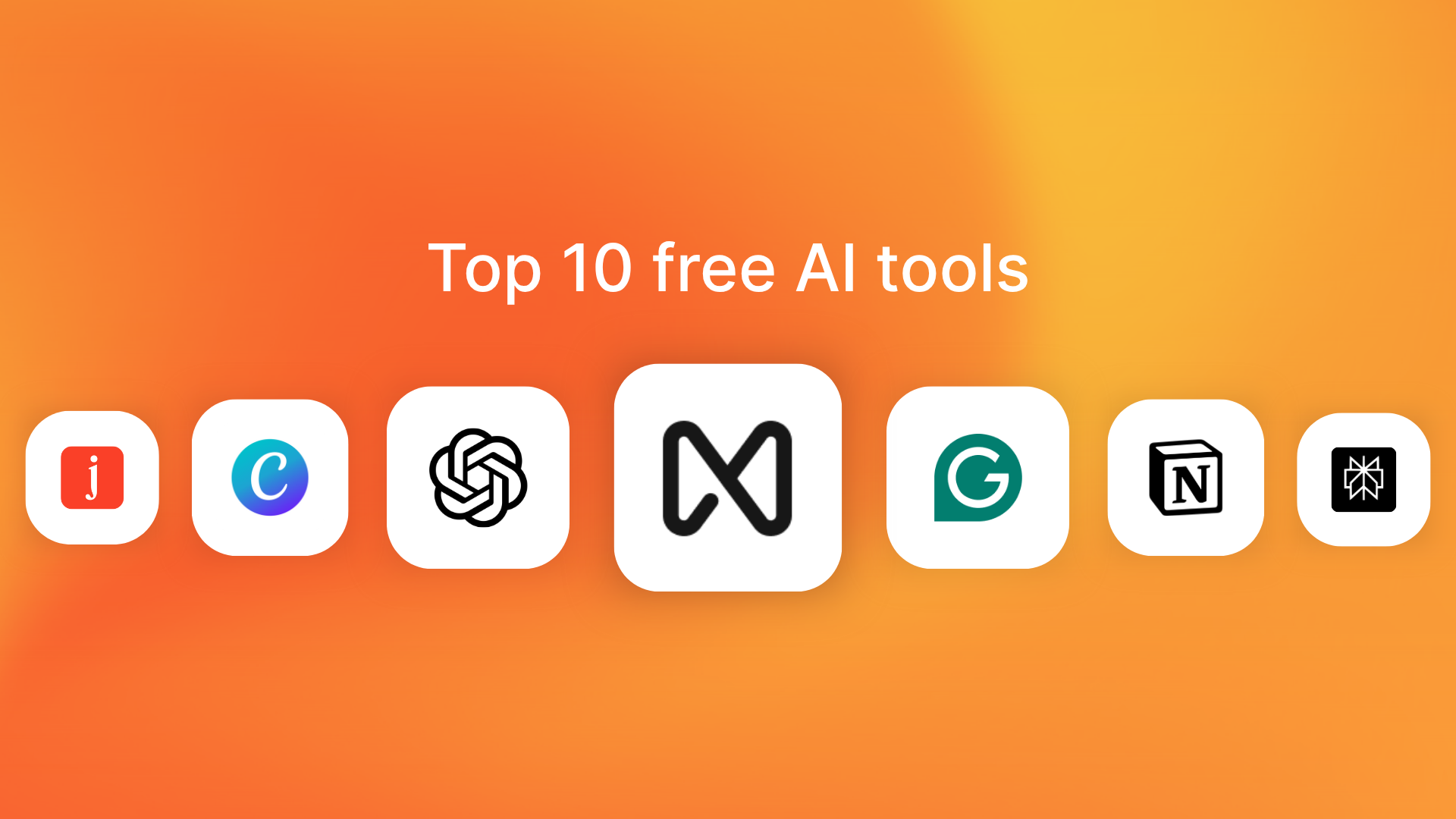Which are the top 10 free AI tools you swear by and why